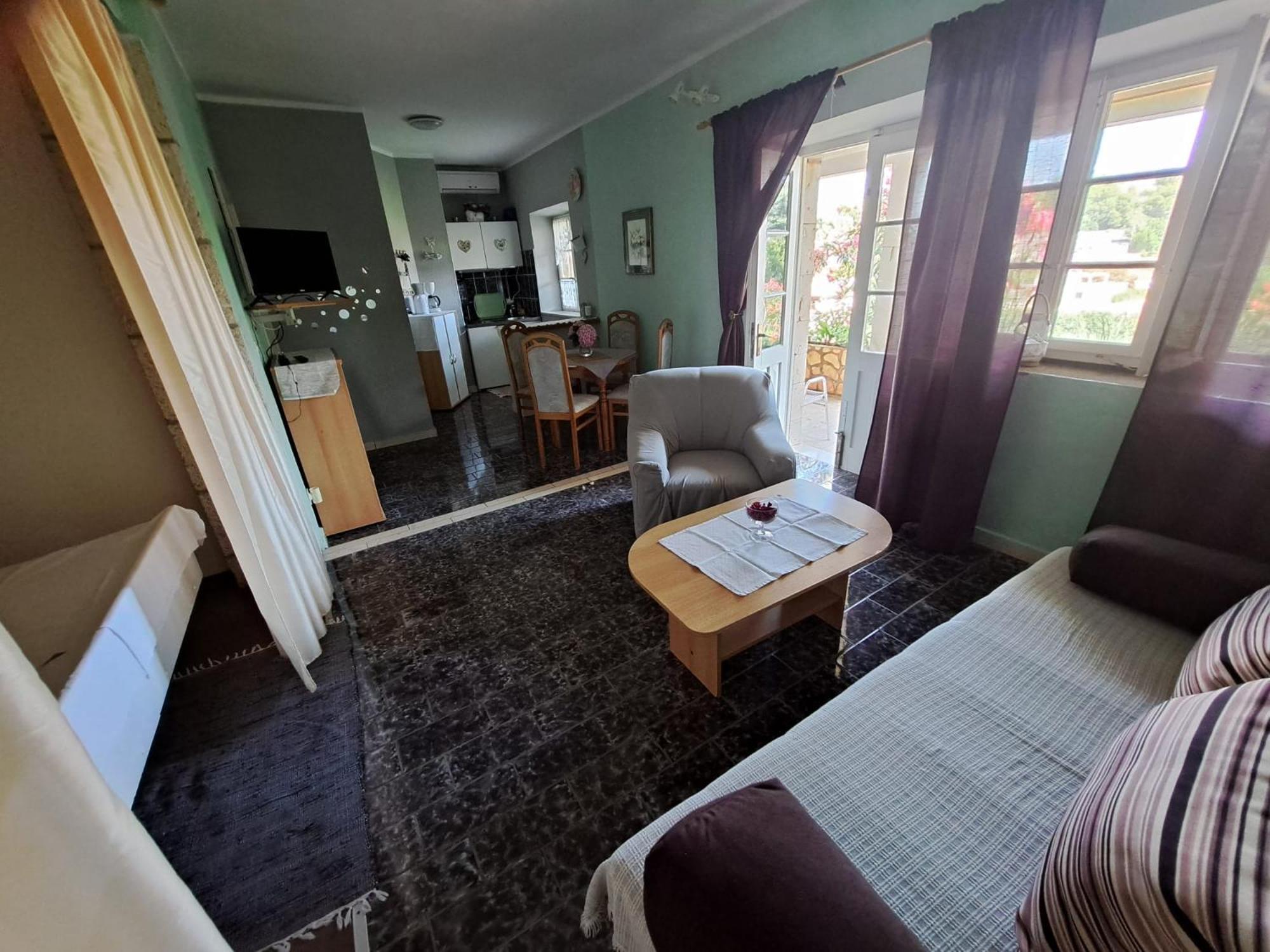 Apartmani Dusica Lumbarda Eksteriør billede